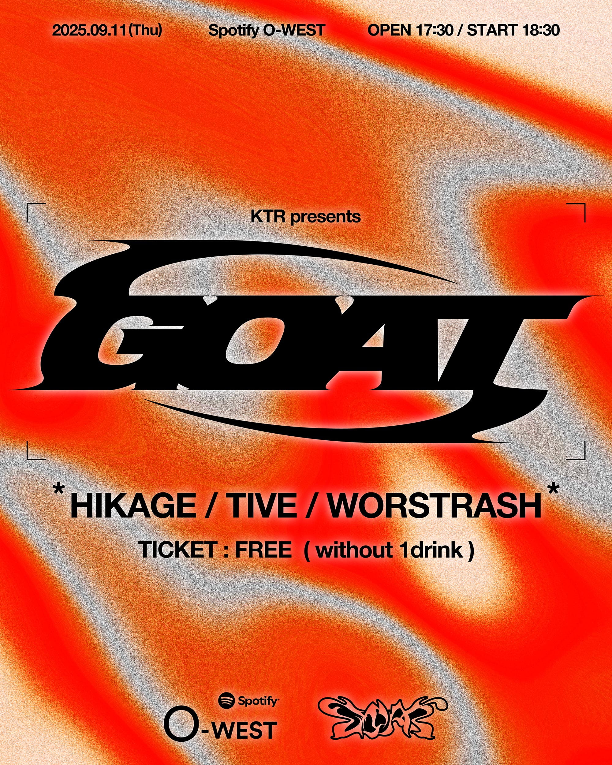 GOAT Event Flyer