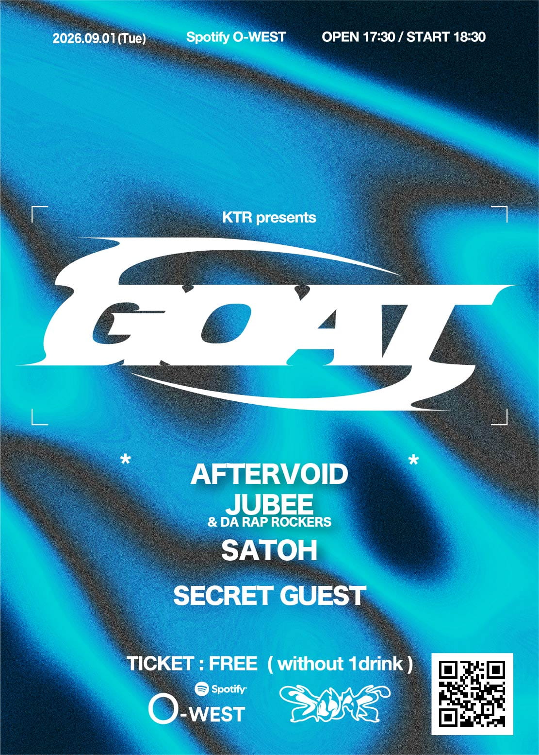 GOAT Event Flyer